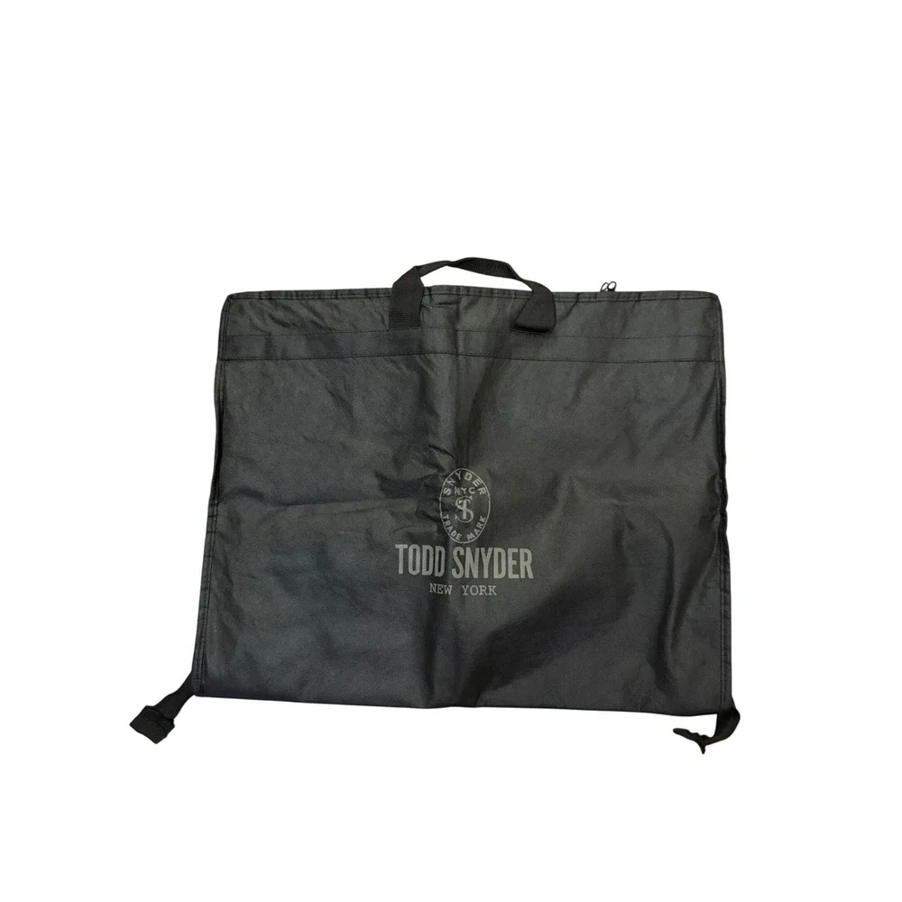 Todd Snyder New York Garment Bags Set of 3 Olive Green & Black Travel Suit Cover